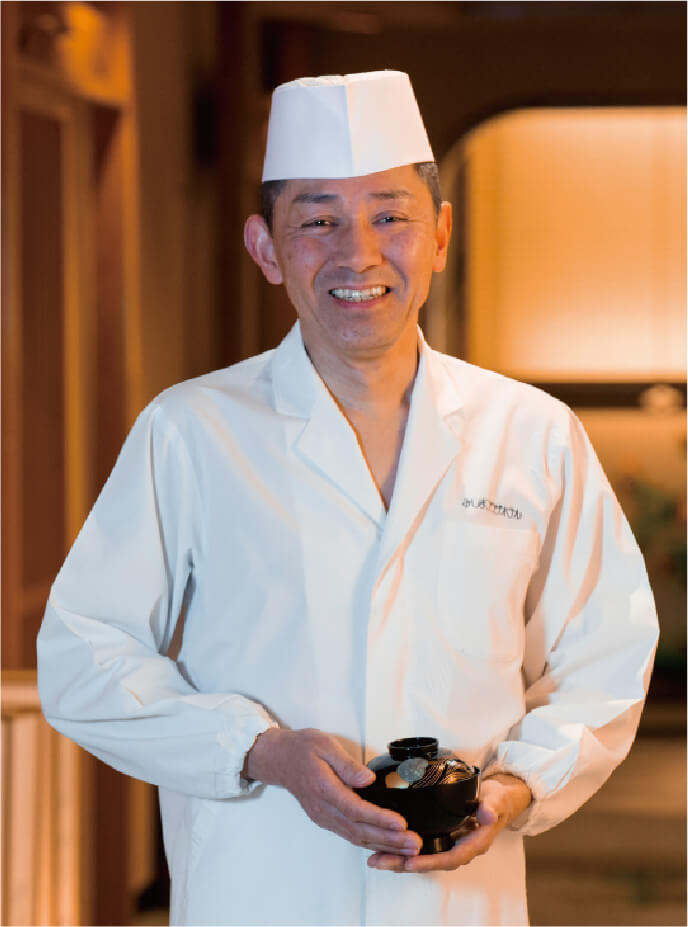 Japanese chef at Mishima Plaza Hotel